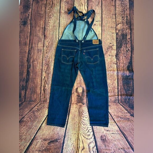Vintage‎ Womens Levis Special Reserve Bibs Large - Picture 8 of 16